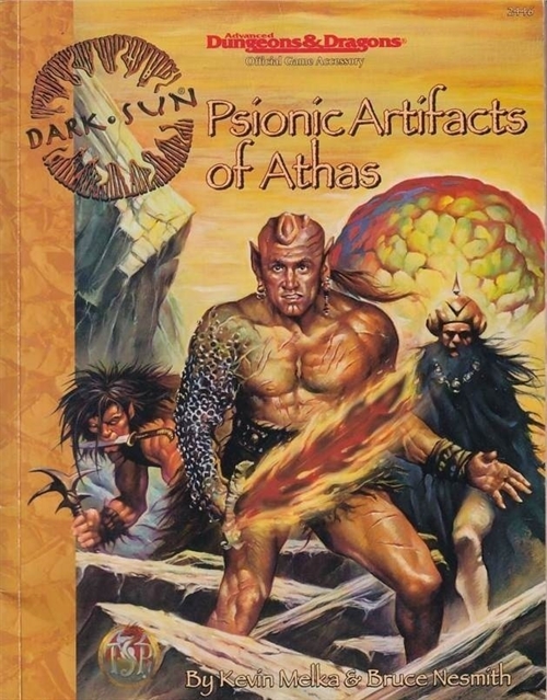 Advanced Dungeons & Dragons 2nd Edition - Dark Sun - Psionic Artifacts of Athas -  RPG BOOK (B-Grade) (Used) (ENG)